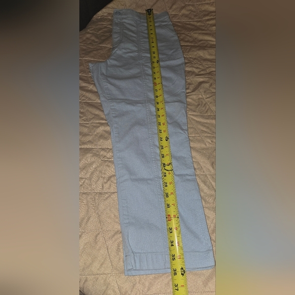 Lee Light Blue Cropped Pants B1 - Picture 6 of 10